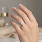Bague Or blanc - Diamant Marquise 1,56 carats
