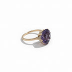 Bague Or Jaune - Améthyste
