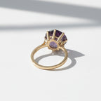 Bague Or Jaune - Améthyste