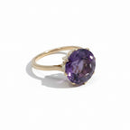 Bague Or Jaune - Améthyste