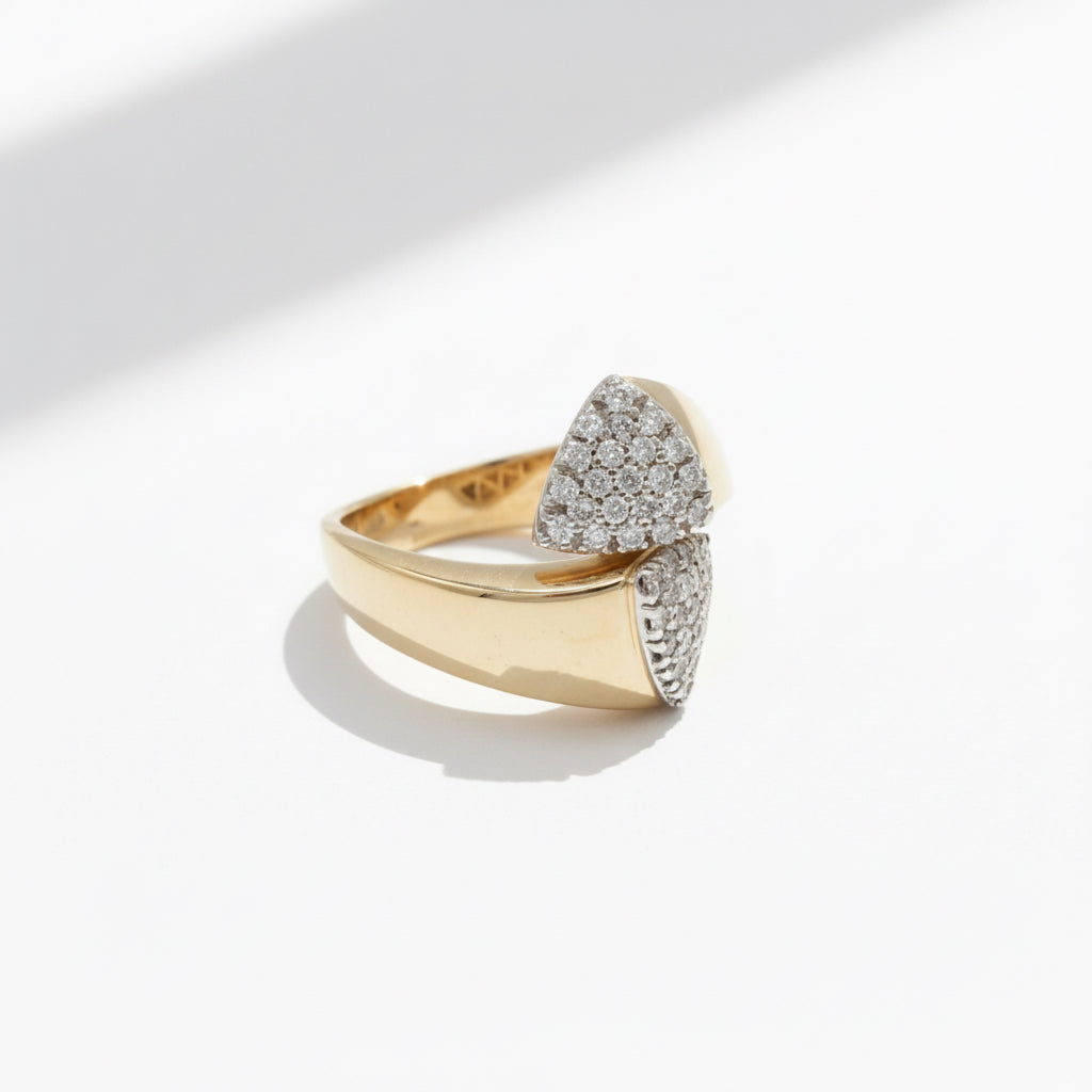 Bague Toi & Moi - Or Jaune et Diamants