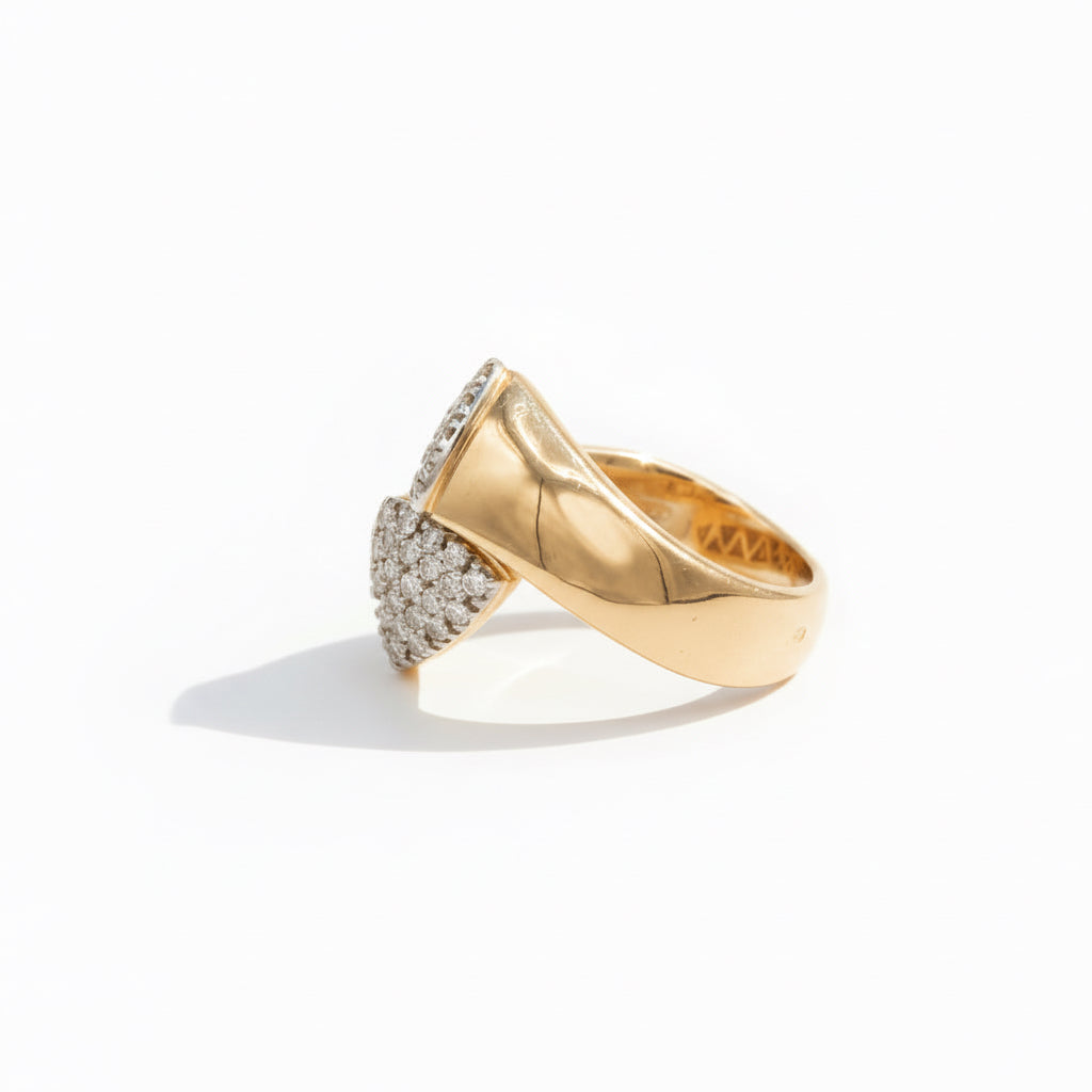 Bague Toi & Moi - Or Jaune et Diamants