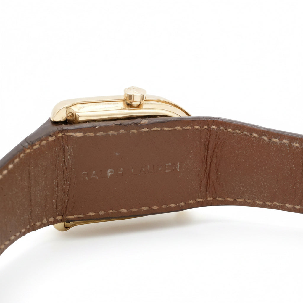 Ralph Lauren - Montre stirrup Moyen Modèle - Or rose