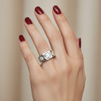 Bague Platine - Diamants 1,41 carats - Année 50