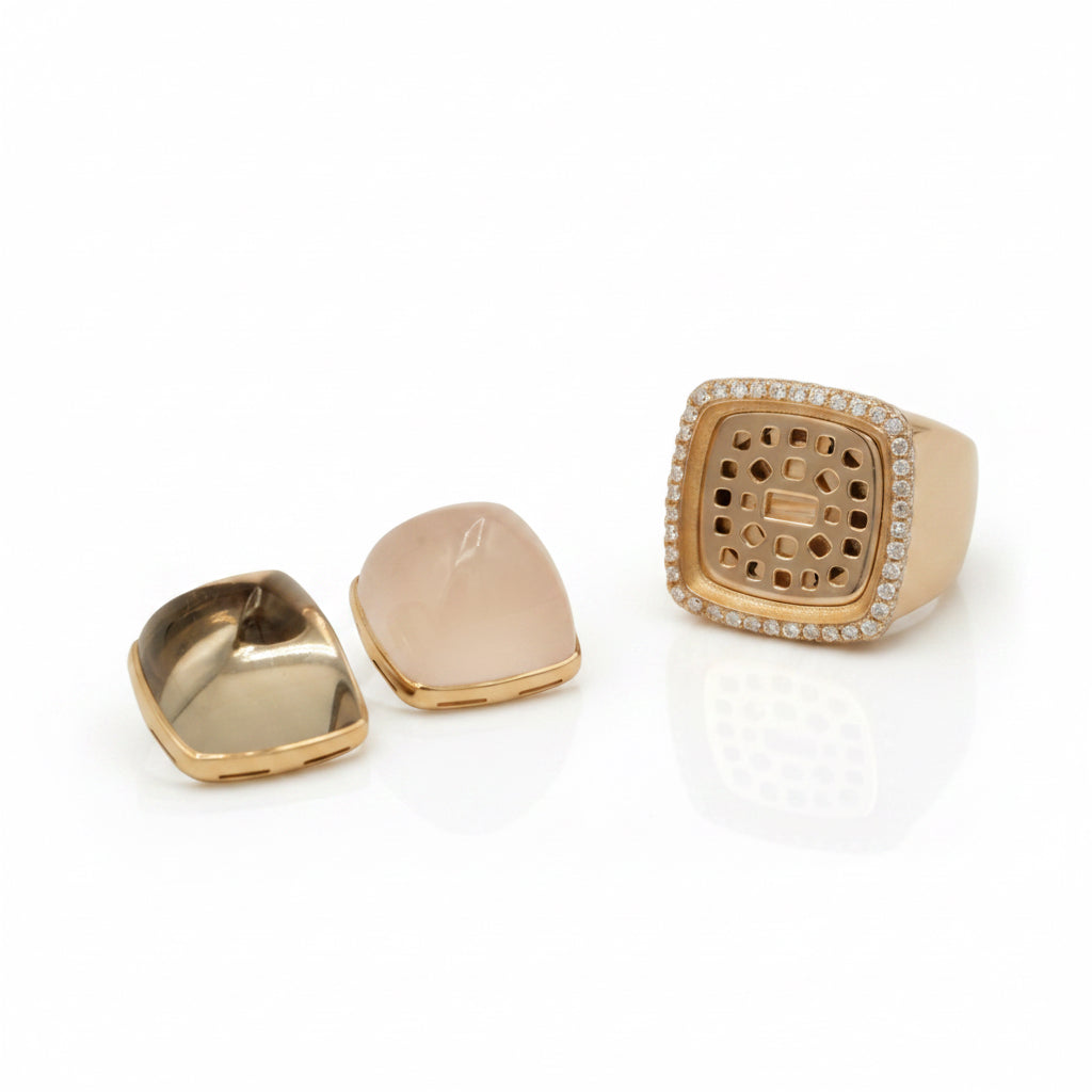 Fred - Pain de sucre - Moyen modèle - Bague Or rose