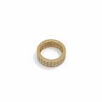 Bague Tour complet - Or jaune et Blanc - Diamants 2,20 cts