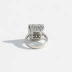 Bague - Or blanc et Diamants 1,25 carats