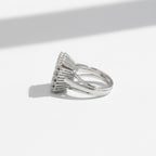 Bague - Or blanc et Diamants 1,25 carats