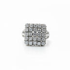 Bague - Or blanc et Diamants 1,25 carats