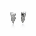 Boucles d’oreilles - Vague - Or blanc et Diamants