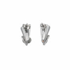 Boucles d’oreilles - Vague - Or blanc et Diamants