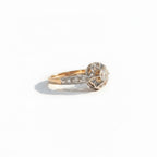 Bague 2 ors - Diamants Taille Ancienne