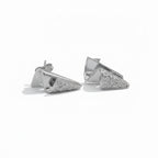 Boucles d’oreilles - Vague - Or blanc et Diamants