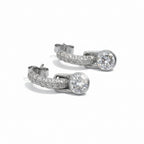 Boucles d’oreilles - Or blanc - Diamants