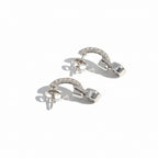 Boucles d’oreilles - Or blanc - Diamants