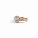 Bague 2 ors - Diamants Taille Ancienne