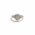 Bague 2 ors - Diamants Taille Ancienne