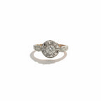 Bague 2 ors - Diamants Taille Ancienne