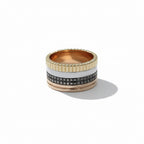 Boucheron - Bague Quatre Classique Large - Or jaune - Or blanc et or rose