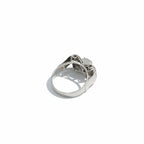 Bague Noeud - Or blanc et diamants 0,30 carat