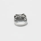 Bague Noeud - Or blanc et diamants 0,30 carat