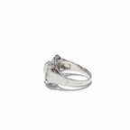 Bague Noeud - Or blanc et diamants 0,30 carat