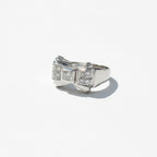 Bague Noeud - Or blanc et diamants 0,30 carat