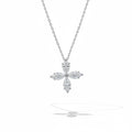 Collier Trèfle - Or blanc et Diamants