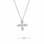 Collier Trèfle - Or blanc et Diamants