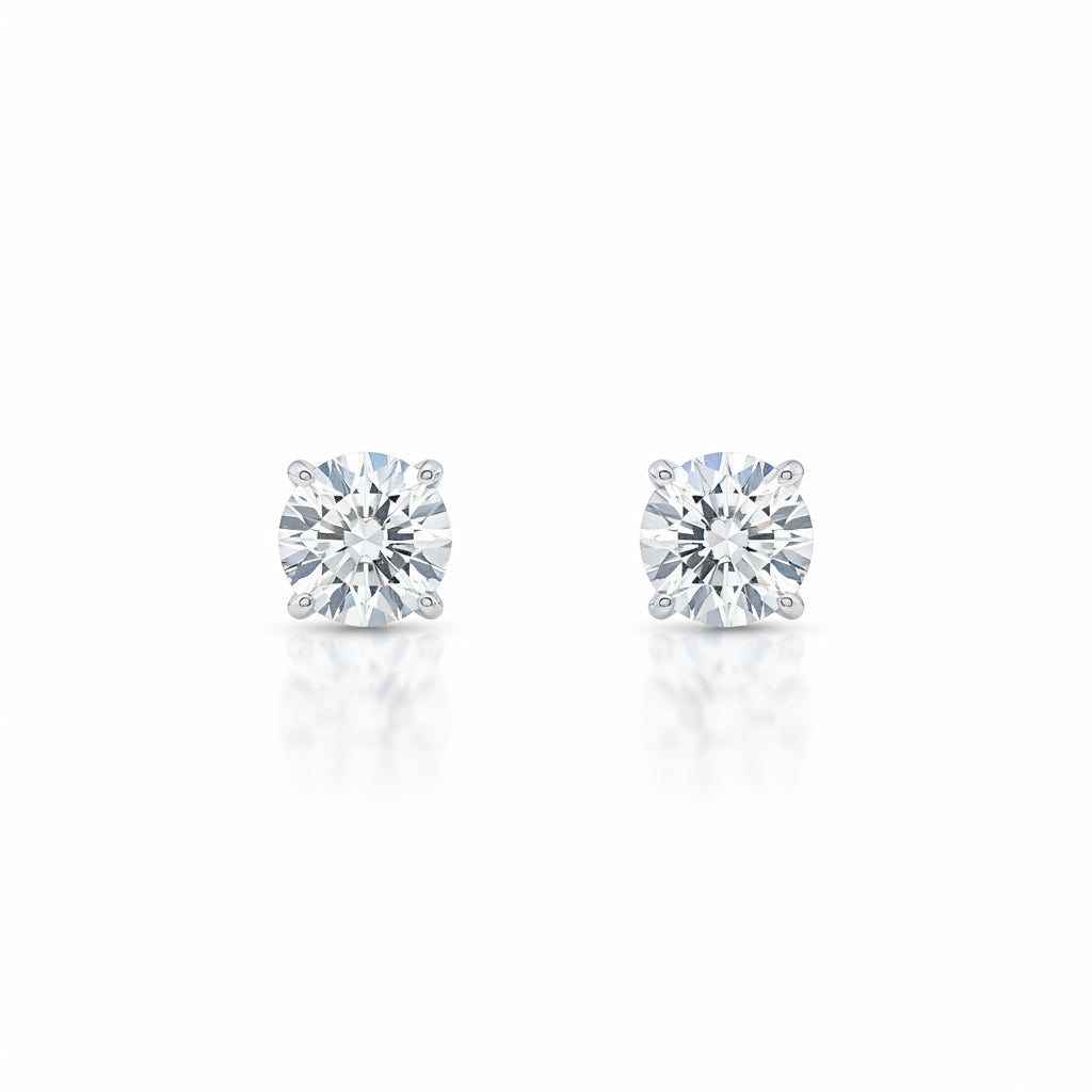 Boucles d’oreilles Puces Diamants 2,15 carats