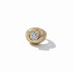 Art Deco - Rose Gold and Diamond Ring