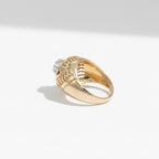 Art Deco - Rose Gold and Diamond Ring