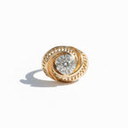 Art Deco - Rose Gold and Diamond Ring