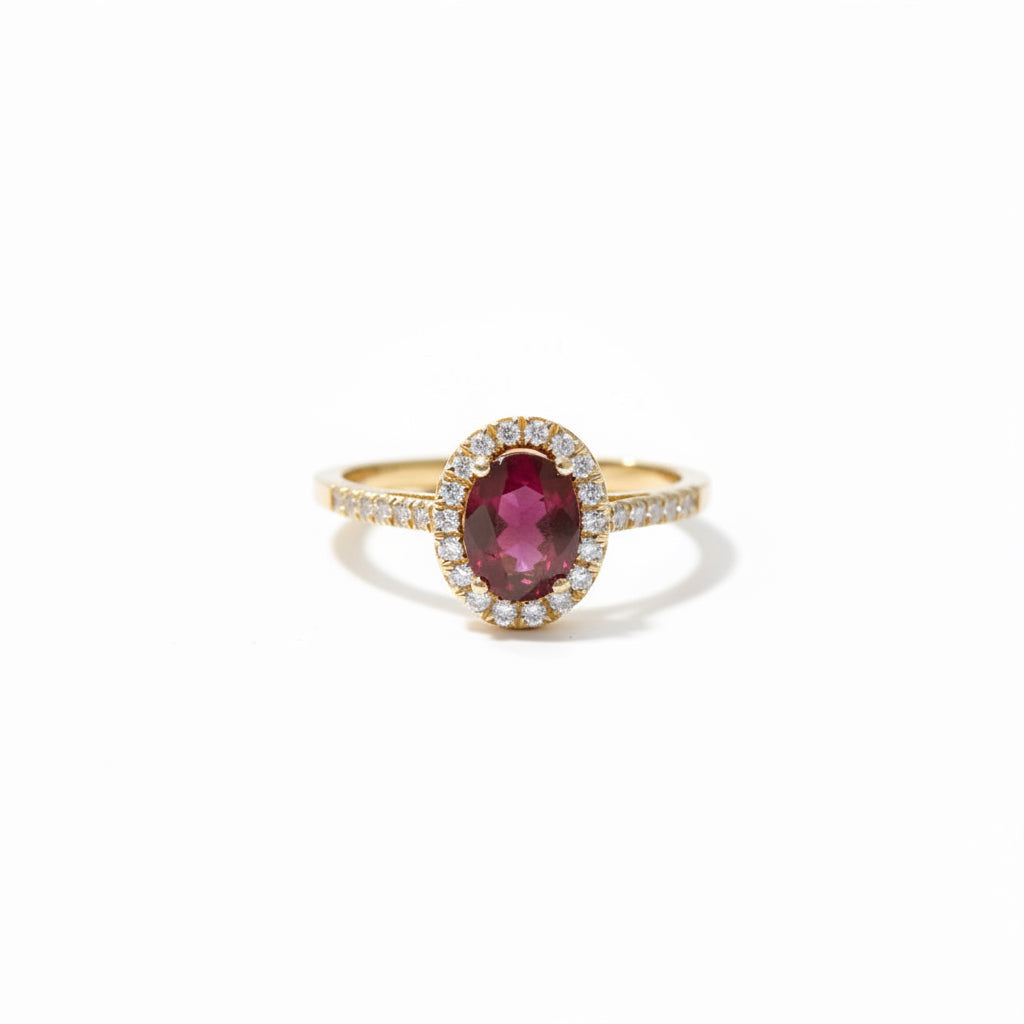 Bague - Or jaune - Rubis 1,41 carats