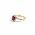 Bague - Or jaune - Rubis 1,41 carats