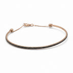 Trilogie de bracelets - Or Rose et Or Blanc - Diamants