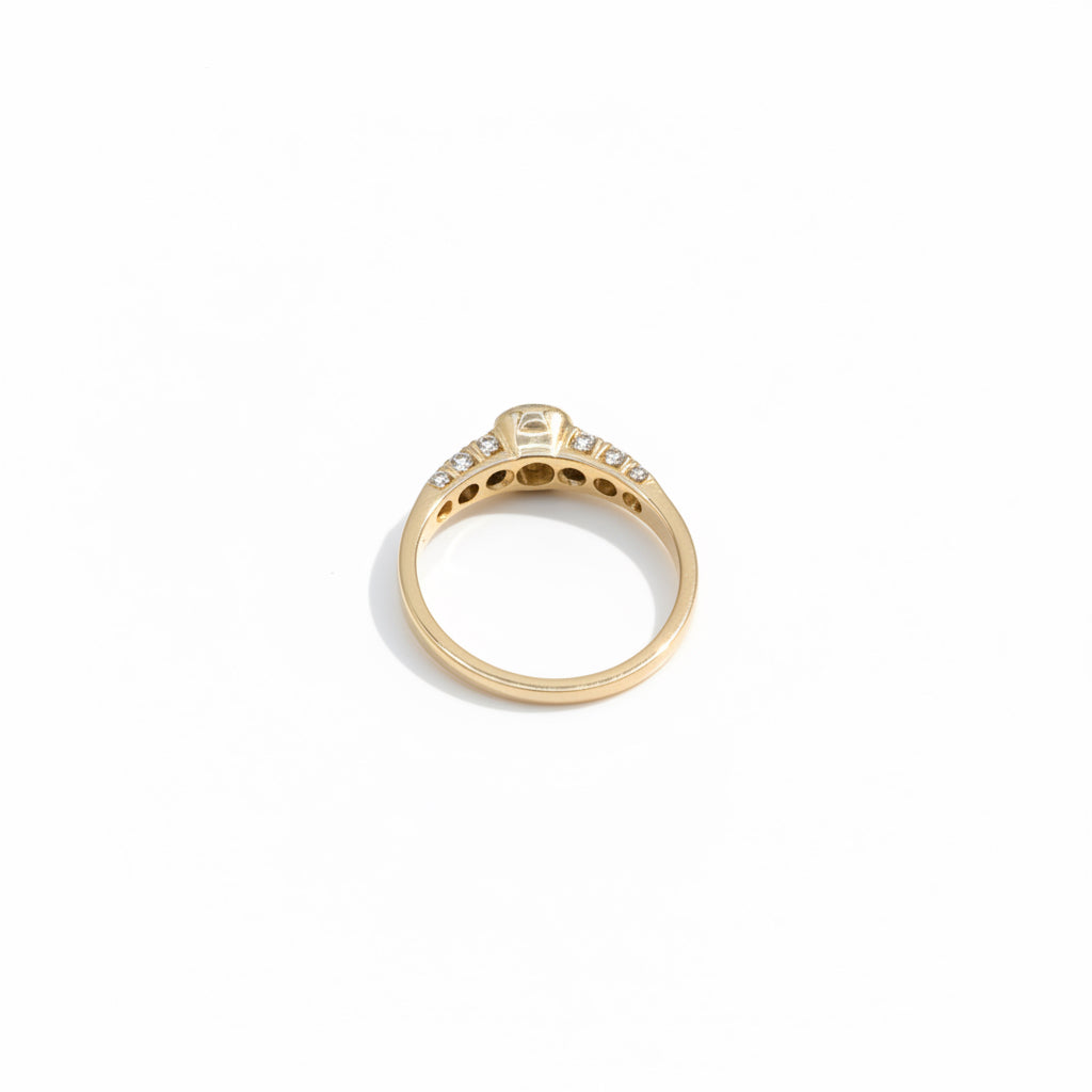 Bague - Or jaune - Diamants 0,55 carat