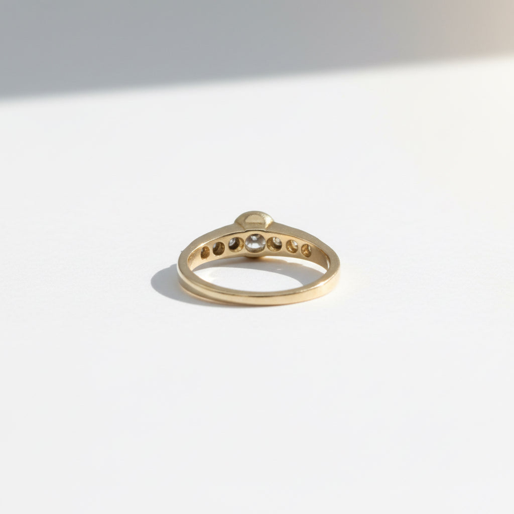 Bague - Or jaune - Diamants 0,55 carat
