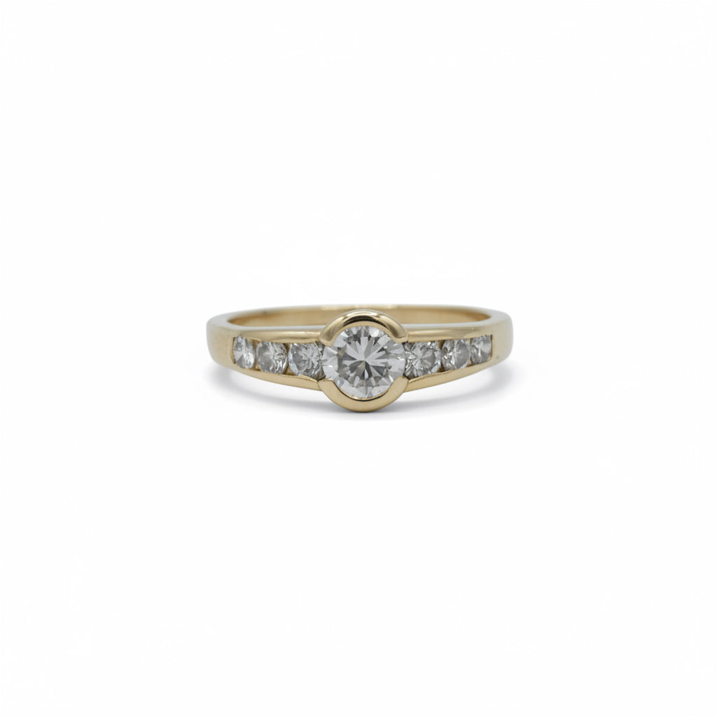 Bague - Or jaune - Diamants 0,55 carat