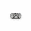 Bague Or blanc - 3 Diamants