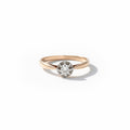 Bague Taille ancienne - 2 ors - Diamant 0,12 carat