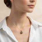 Pendentif - Or jaune - Perle de Tahiti