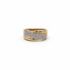 Bague - Or jaune - Diamants
