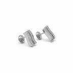 Louis Feraud - Boucles D’oreilles - Or blanc - Diamants