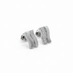 Louis Feraud - Boucles D’oreilles - Or blanc - Diamants