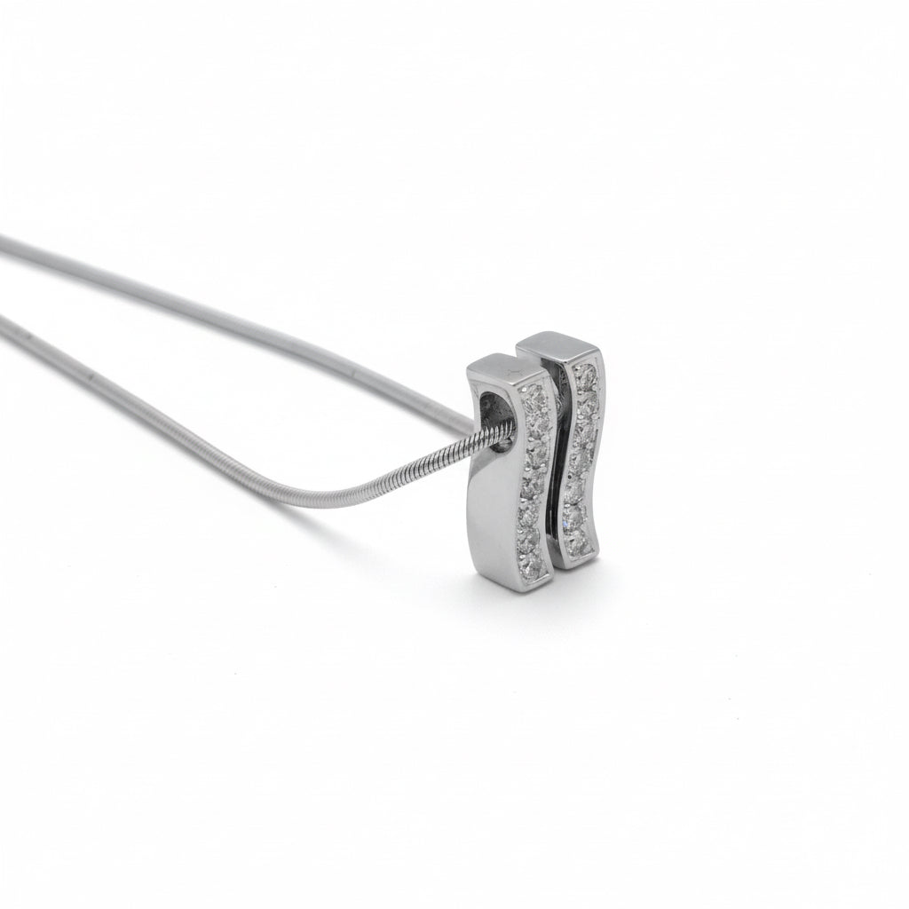 Louis Feraud - Collier Or blanc et Diamants