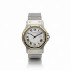 Cartier - Montre Femme Santos - Or et Acier
