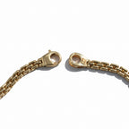 Collier - Or jaune - Saphir et diamants