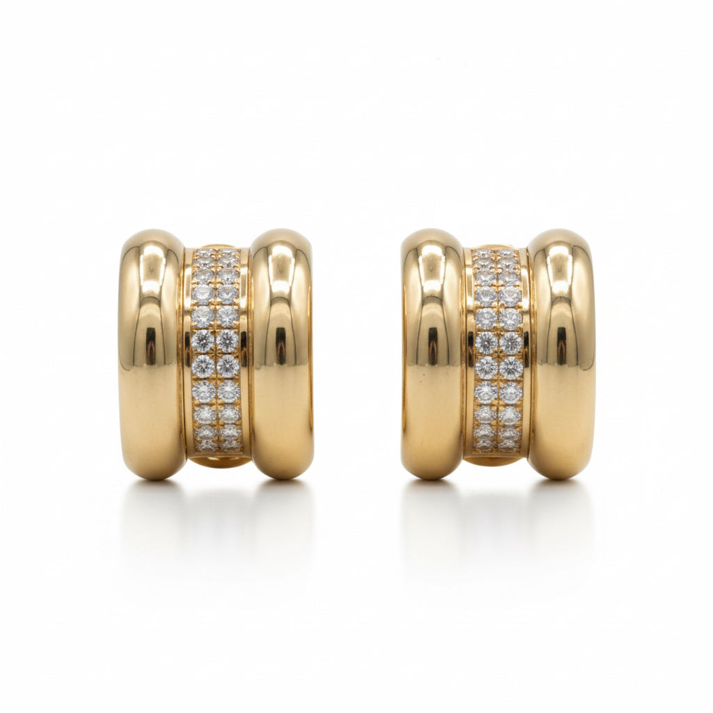Chopard - Boucles d’oreilles - La Strada - Or jaune et Diamants