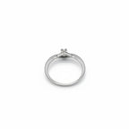 Bague - Or blanc - Diamant